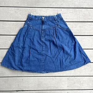 Item 55 vintage denim skirt size 8